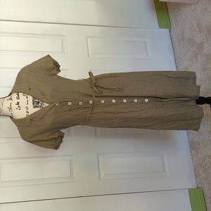 Quince European Linen Dress, M